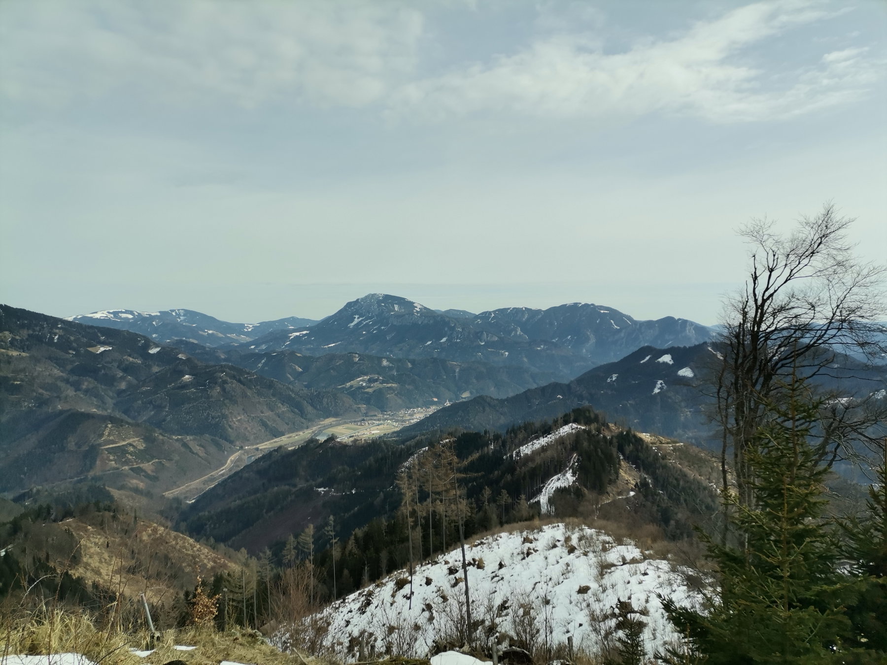 Blick nach Pernegg und Murtal