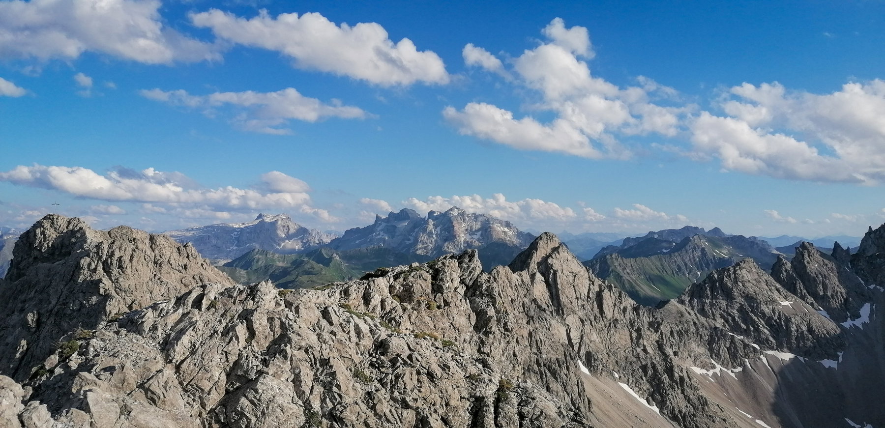 Blick vom Gottvater zum Großen Valkastiel. Foto: Norman und Lisa
