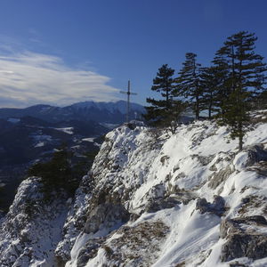 Im Winter auf die Hohe Wand
