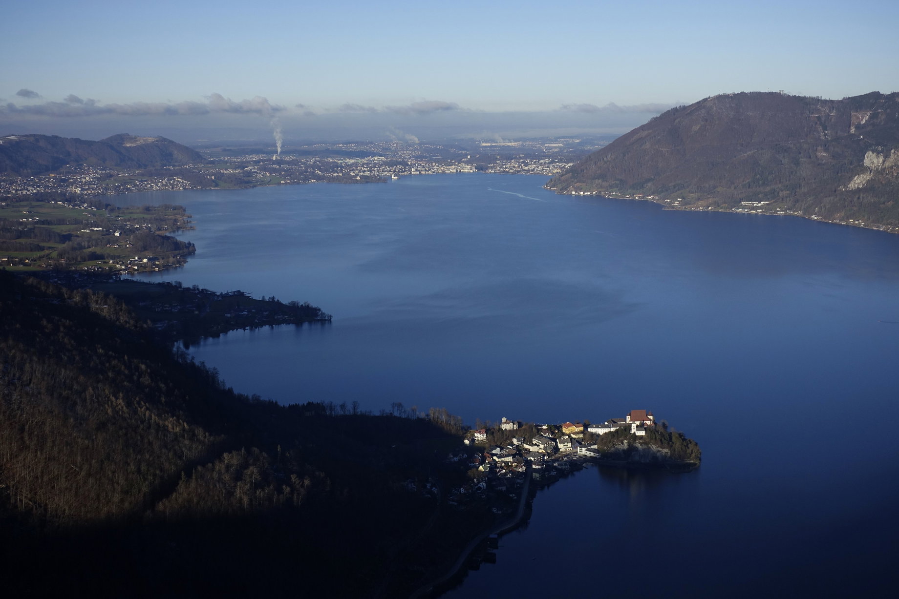 Blick nach Gmunden. Foto: Peter Backé