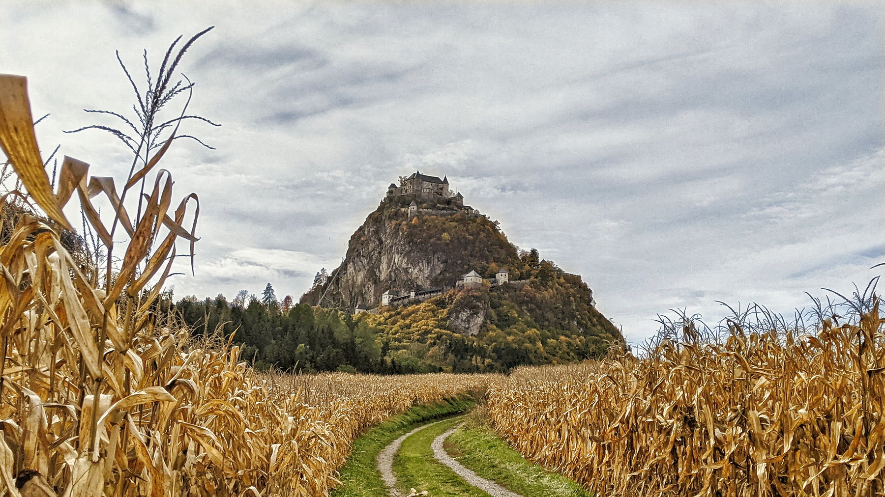 Spaziergang auf die Burg Hochosterwitz