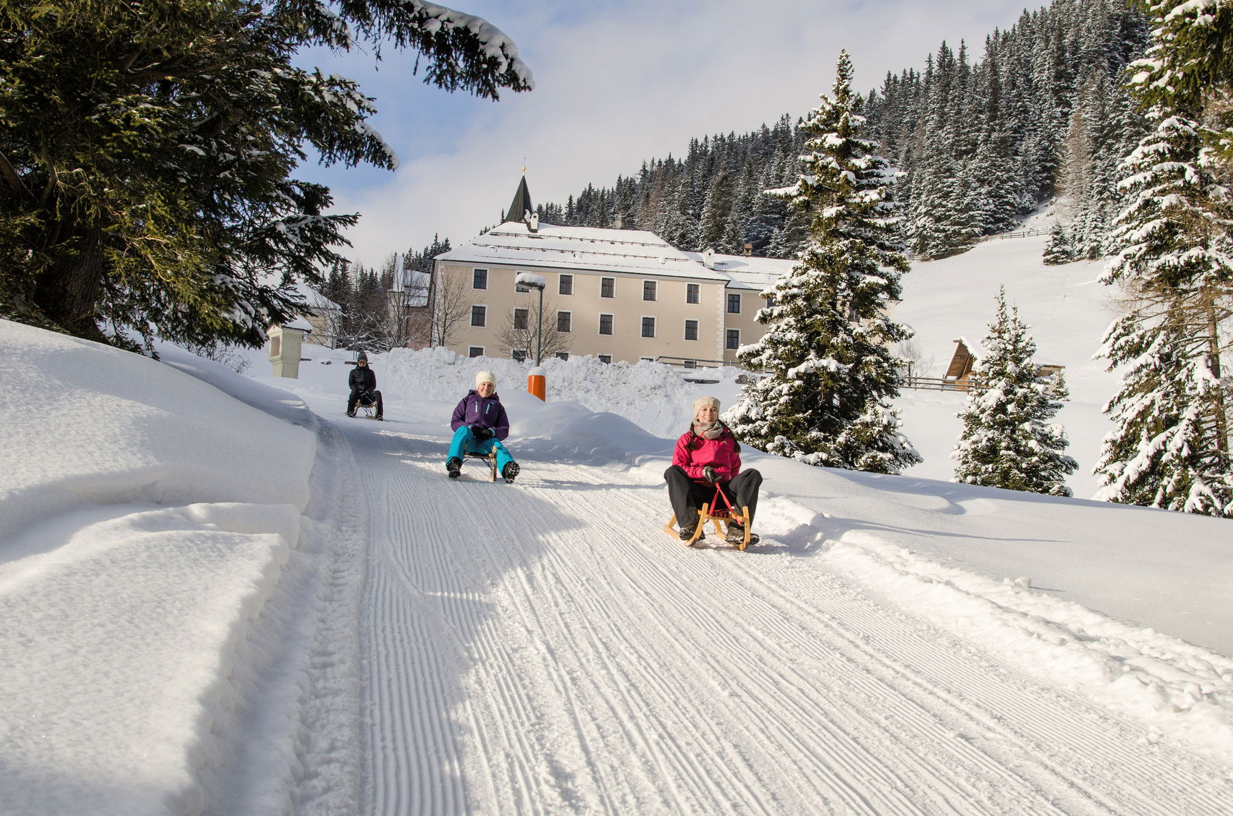 Winterwanderung Maria Waldrast in Matrei