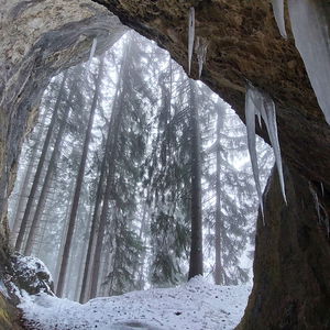 Über den Rittersteig von Kammern nach Mautern, im Schnee