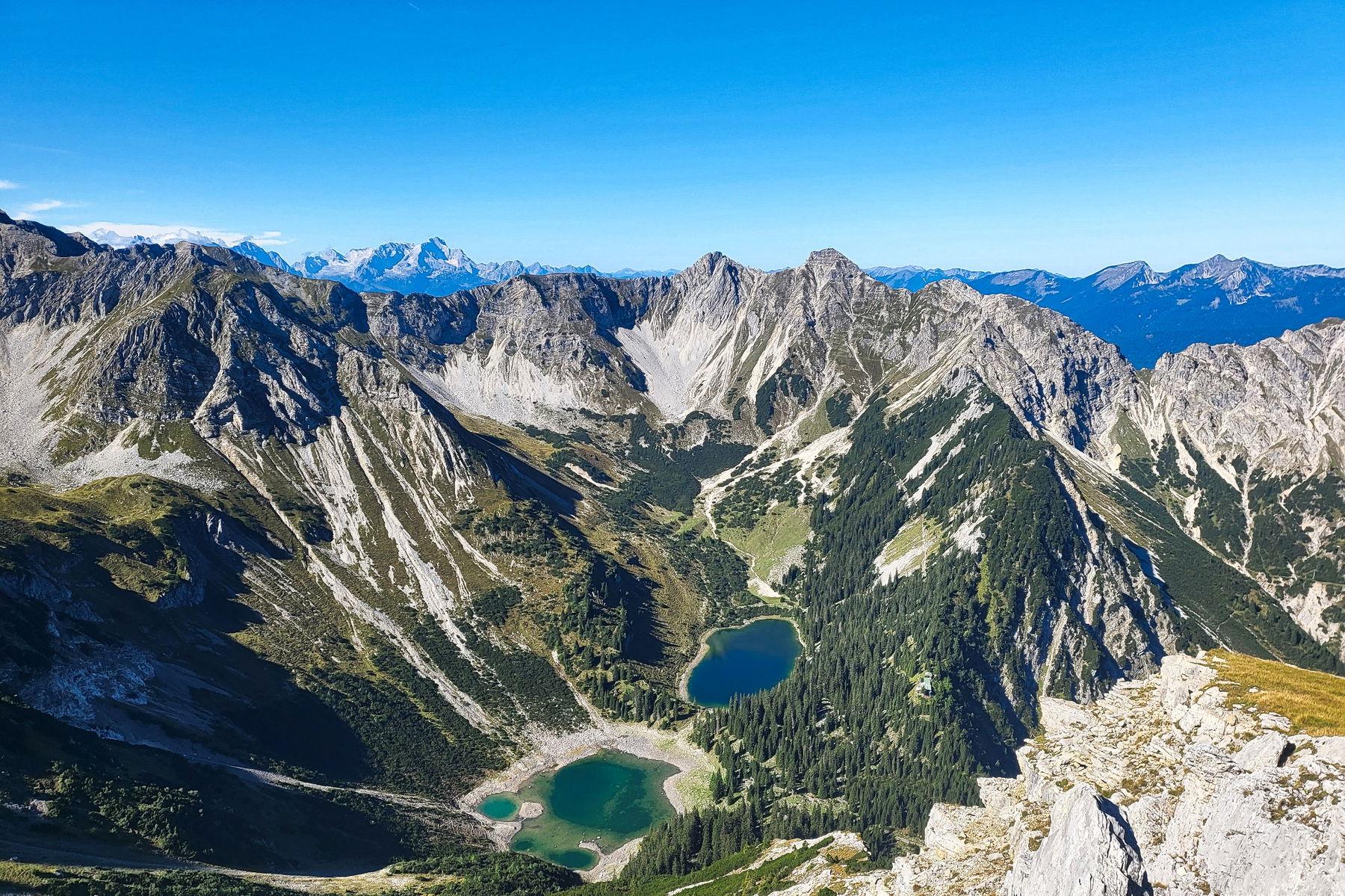 Bike and Hike zu den Soiernseen und auf die Gumpenkarspitze