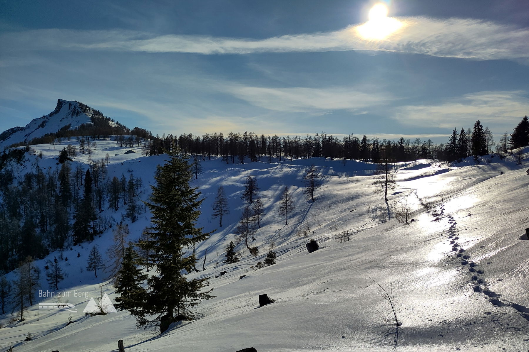 LammerLämmer I: Mit Schneeschuhen aus dem Lammertal über den Hochbühel nach Lämmerbach