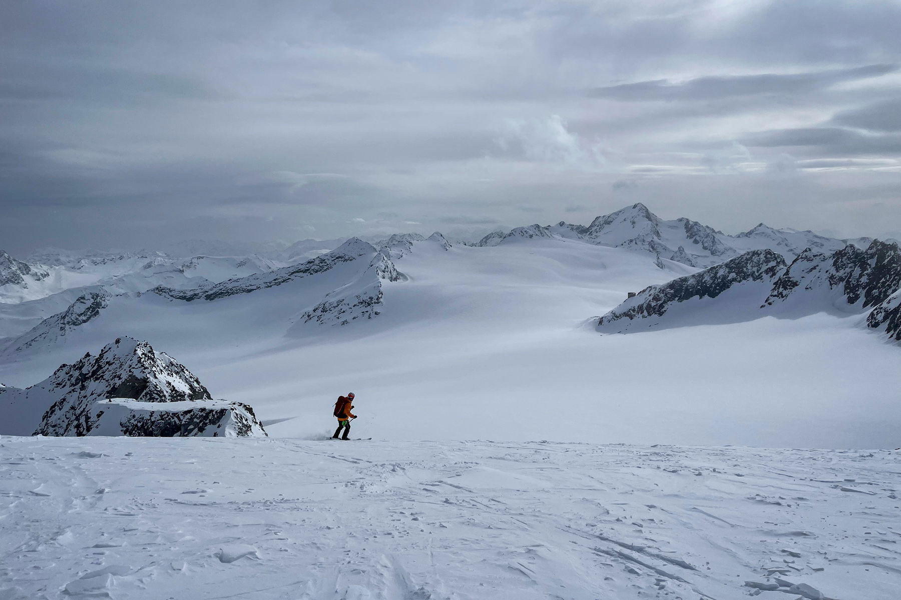 Skidurchquerung der Ötztaler Alpen: Eine Variante der Venter Hüttenrunde im Winter