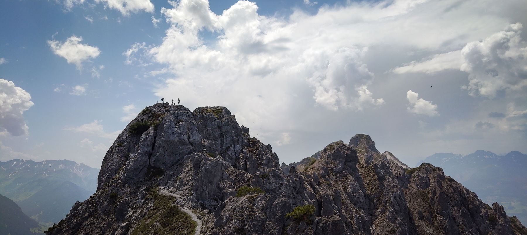 Bike and Hike auf die Drei Schwestern
