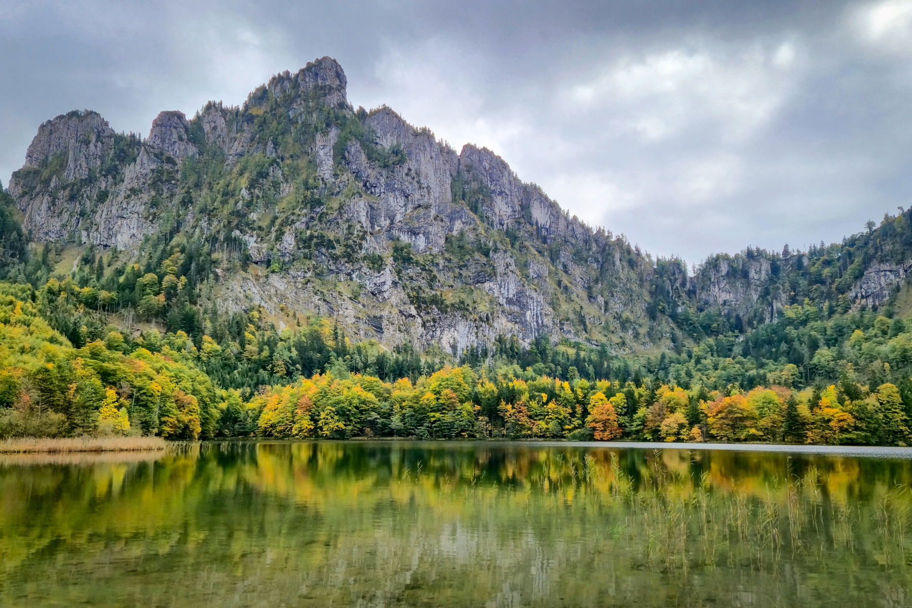 Herbstwanderung in der Region Traunsee-Almtal (Zwillingskogel, Laudachsee und Grünberg)