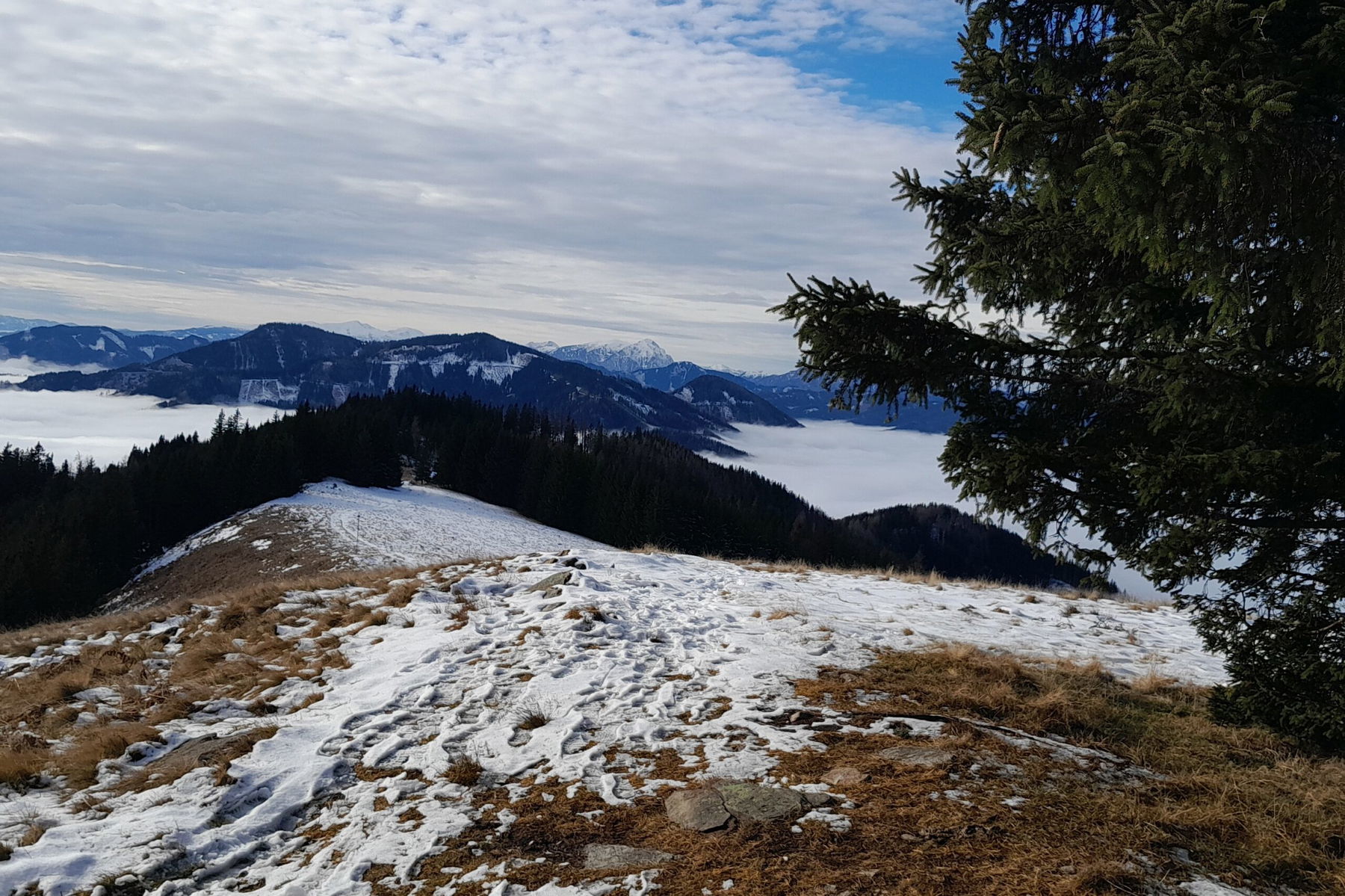 Wanderung von Palbersdorf über Zöberer Höhe und Hochegg nach St. Marein im Mürztal