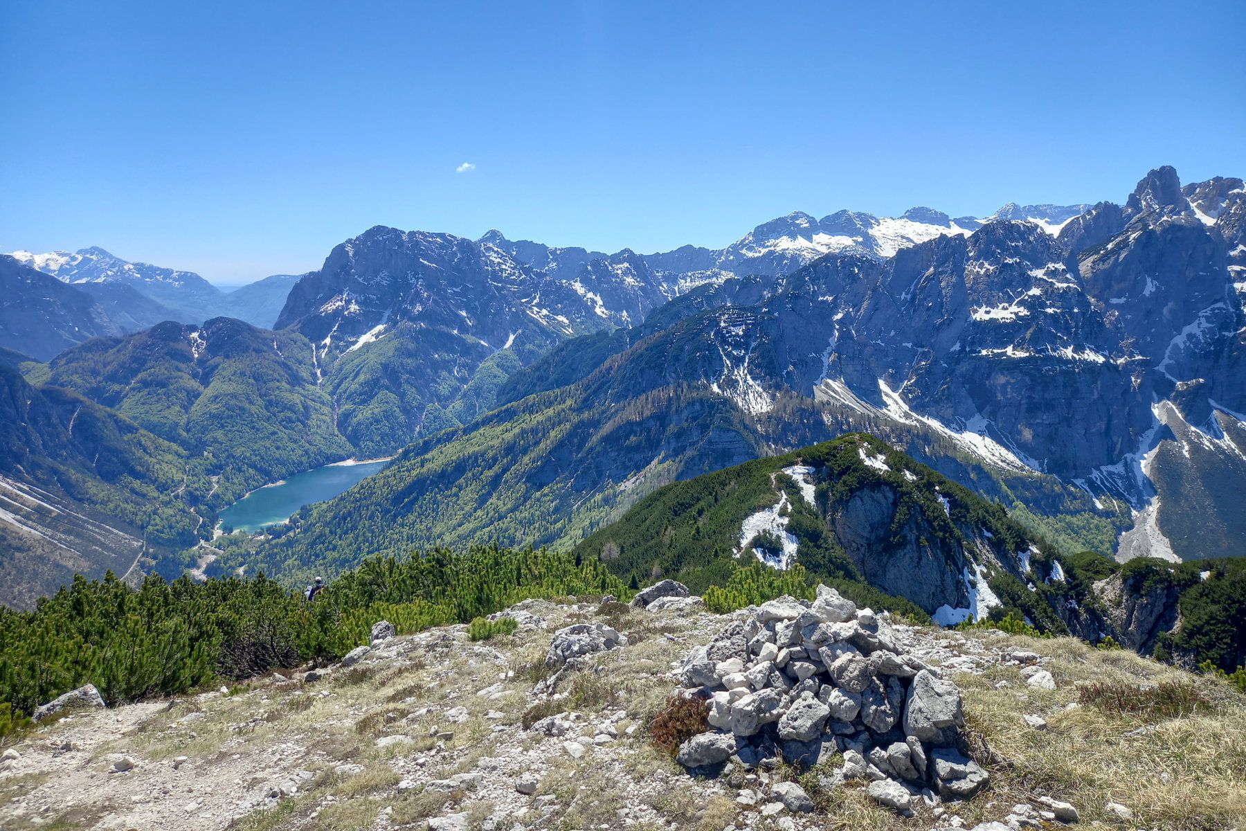 Blick zum Lago del Predil. Foto: Martina Friesenbichler